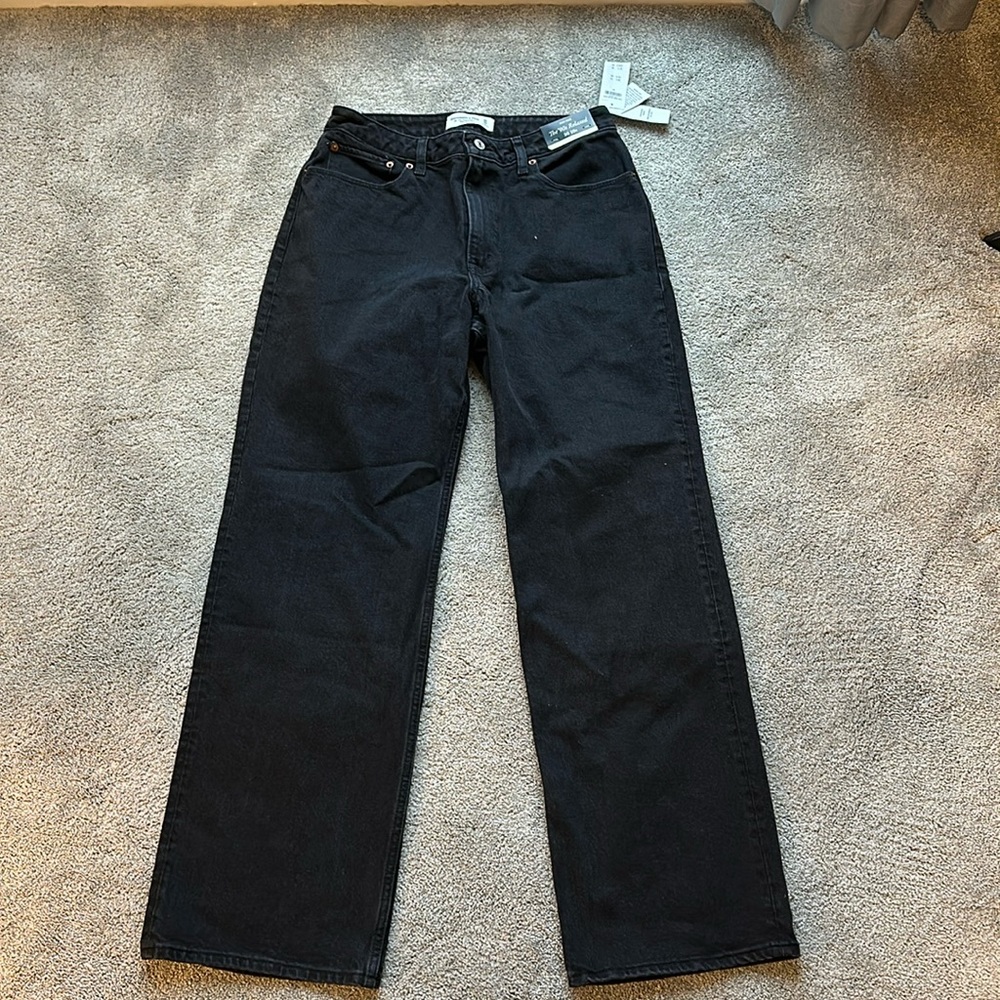 Abercrombie 90s relaxed curve love back jeans size 10/30